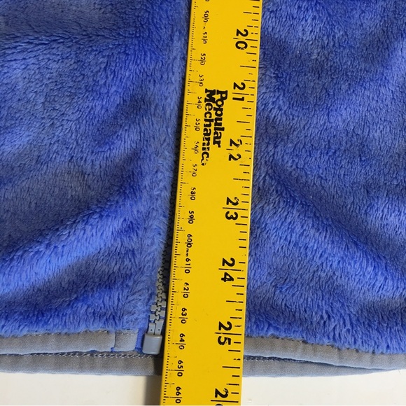 Fleece fuzzy cozy zip jacket fleece setpa blue hoodie full zip LG by SO … - Picture 11 of 11